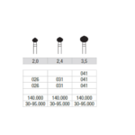 Freza Diamantata Contur 986 Edenta - imagine 2